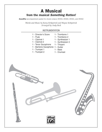 A Musical From The Musical Something Rotten Karey Kirkpatrick Choir Accompaniment Sheet Music