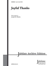 Joyful Thanks - Choral