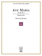 Ave Maria Op. 52, No.6, For Medium Voice and Piano - Piano/Vocal