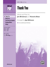 Thank You - Choral