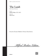 The Lamb (from <I>Songs of Innocence</I>) - Choral