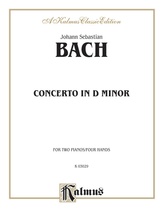 Bach: Piano Concerto in D Minor - Piano Duets & Four Hands