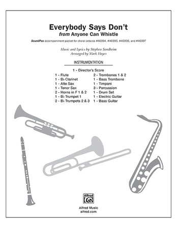 Everybody Says Don't - Choral Pax