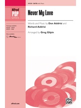 Never My Love - Choral