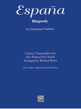 España Rhapsody: Concert Transcription for Two Pianos - Piano Duets & Four Hands