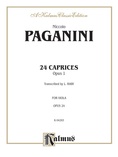 Paganini: Twenty-four Caprices, Op. 1 (Transcribed for Viola Solo) - String Instruments