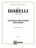 Diabelli: 18 Pieces for Guitar and Piano - Guitar