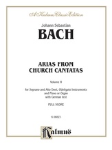 Bach: Soprano and Alto Arias, Volume II (German) - Voice