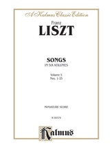 Liszt: Songs, Volume V, Nos. 1-25 (German) - Voice