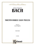 Bach: Twenty Three Easy Pieces (Ed. Mugellini) - Piano