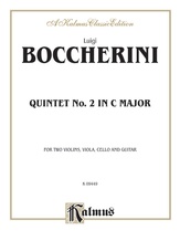 Boccherini: Second Quintet in C Major, for Two Violins, Viola, Cello and Guitar - String Ensemble