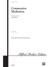 Communion Meditation - Choral