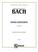 Bach: Piano Concerto in E Minor - Piano Duets & Four Hands
