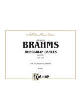 Brahms: Hungarian Dances, Volume I - Piano Duets & Four Hands