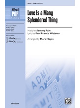 Love Is a Many Splendored Thing - Choral