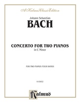 Bach: Concerto for Two Pianos in C Minor - Piano Duets & Four Hands