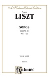 Liszt: Songs, Volume III, Nos. 1-22 (German) - Voice