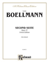Boëllmann: Second Suite, Op. 27 (Urtext) - Organ