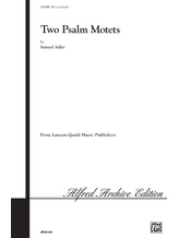Two Psalm Motets - Choral