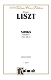 Liszt: Songs, Volume II, Nos. 14-25 (Italian or German) - Voice