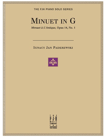 Minuet in G (Menuet a L'Antique, Op. 14, No. 1) - Piano