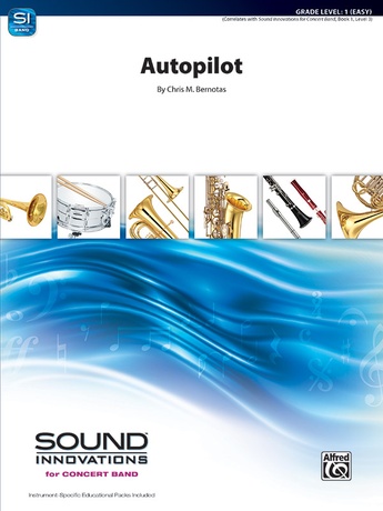 Autopilot Chris M Bernotas Concert Band Sheet Music