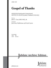 The Gospel of Thanks - Choral