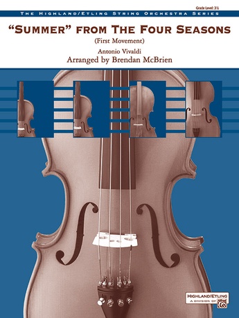 Summer From The Four Seasons Viola Antonio Vivaldi String Orchestra Sheet Music