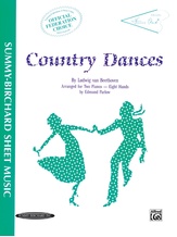 Country Dances - Piano Quartet (2 Pianos, 8 Hands) - Piano