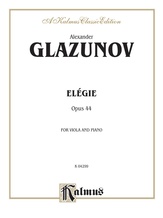 Glazunov: Elégie for Viola, Op. 44 - String Instruments