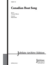 Canadian Boat Song - Choral