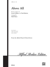 Above All - Choral
