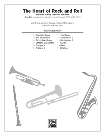 Al treilea Ajutor epuiza  The Heart of Rock and Roll: Tenor Saxophone: Huey Lewis | Choral Pax Sheet  Music