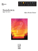 Sundown, Op. 72, No. 8 - Piano
