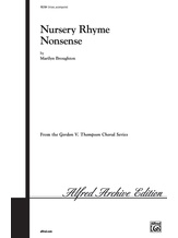 Nursery Rhyme Nonsense - Choral
