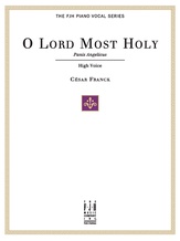 O Lord Most Holy (Panis Angelicus) for High Voice - Piano/Vocal