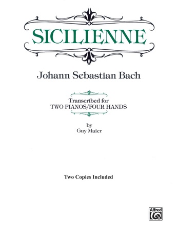 Siciliana by G. F. Handel Arranged for Classical Guitar Duet by