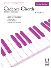 Cadence Chords in three positions - Piano