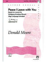 Peace I Leave with You - Choral