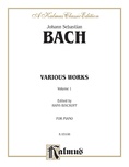 Bach: Various Works (Volume I) - Piano