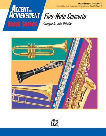 Five Note Concerto John O Reilly Concert Band Sheet Music