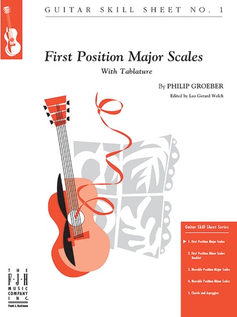 No. 1, First Position Major Scales - Easy Guitar